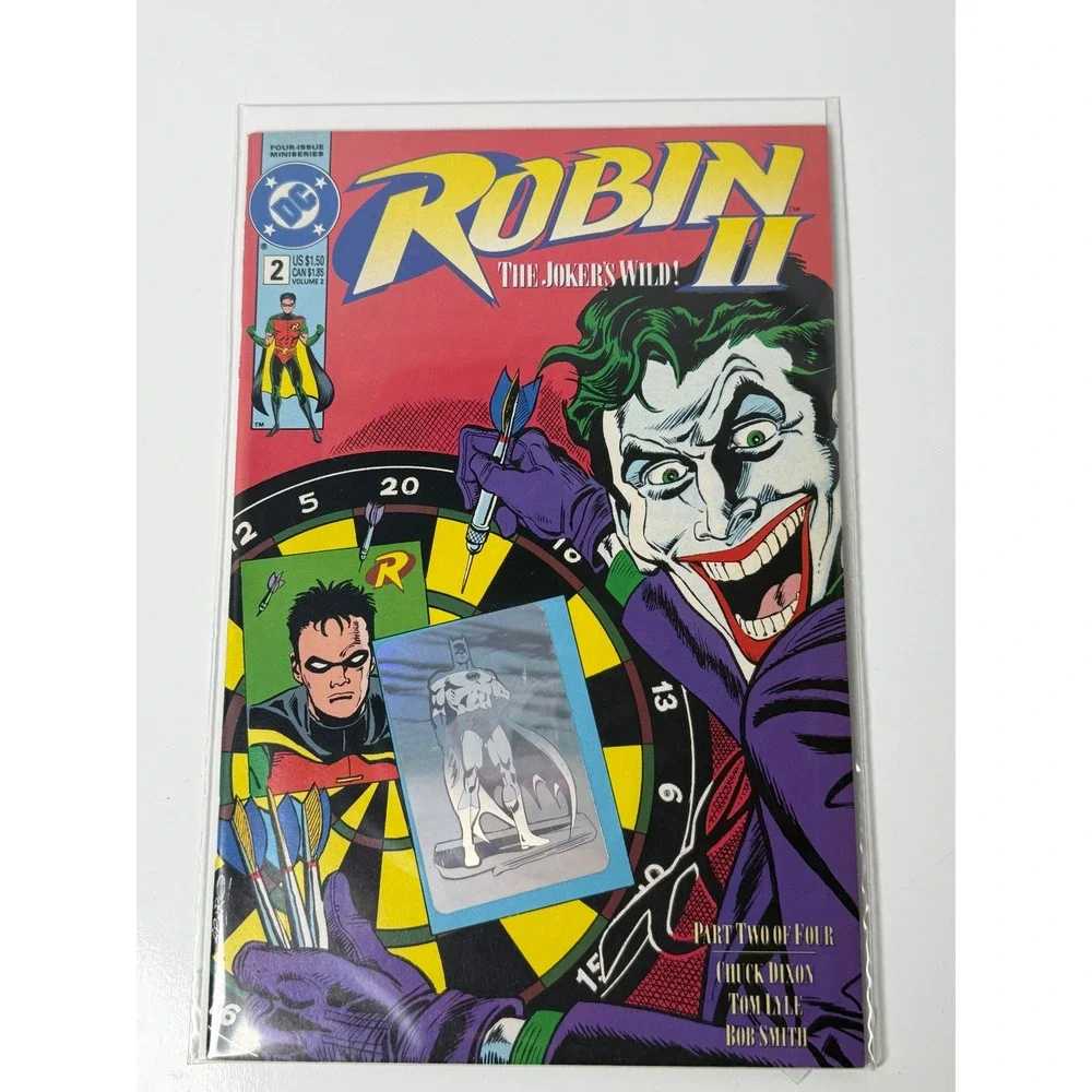 DC Comics Robin II The Joker's Wild 2 Hologram Cover 1991 Chuck Dixon Tom Lyle